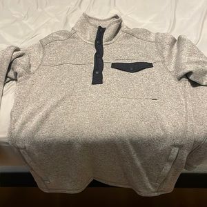 Eddie Bauer button up quarter zip sweater